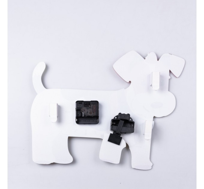 Годинник настінний "Маленький друг" 42*32*5 см, чорний з білим