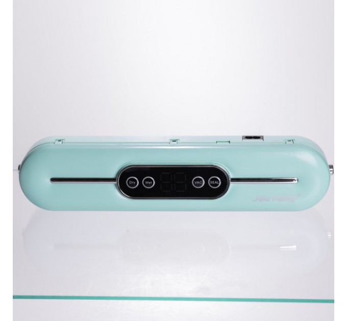 Вакууматор для влажных и сухих продуктов 90 Вт 10 пакетов в комплекте, ментоловый