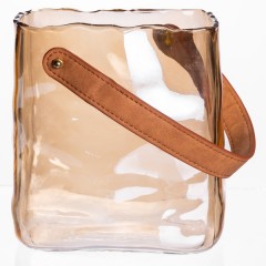 Ваза для квітів та декору Сумочка 2 л, карамель