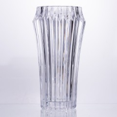 Ваза для квітів із товстого скла 28.5 см декоративна