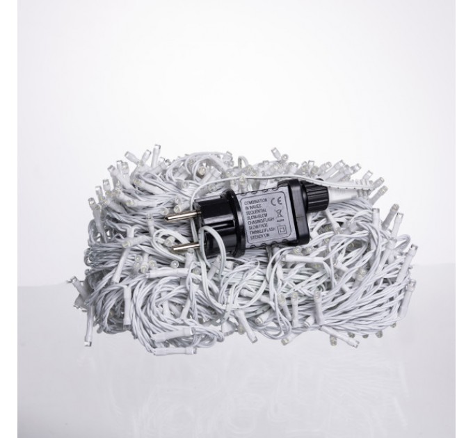 Гірлянда Нитка вулична 500 LED 50 м біла, білий