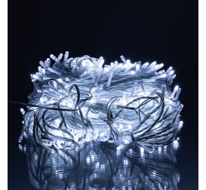 Гірлянда Нитка вулична 500 LED 50 м біла, білий