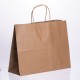 Подарунковий пакет 31*12*25 см крафтовий 12 штук в упаковці, бежевий