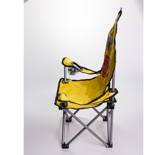 Дитяче крісло туристичне складане 34*58*65 см, жовтий