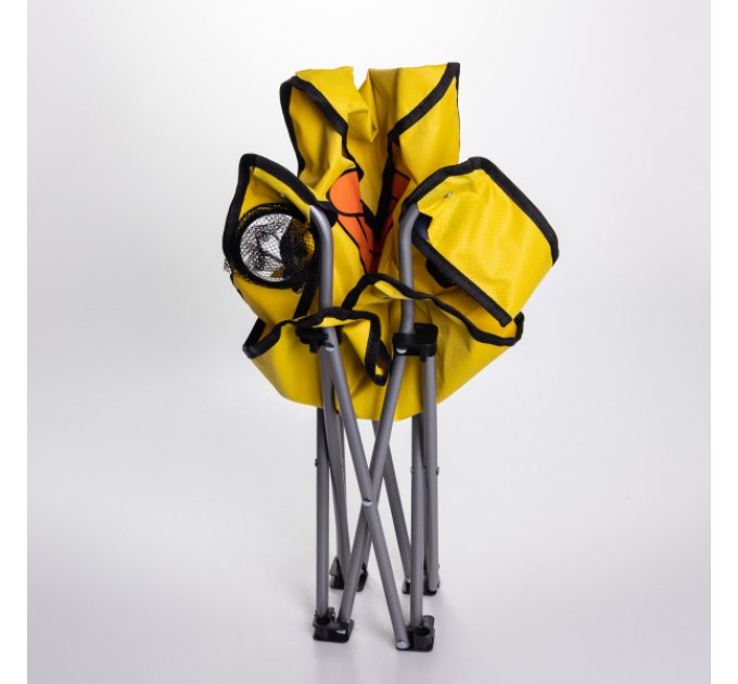 Дитяче крісло туристичне складане 34*58*65 см, жовтий