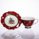 Чашка порцелянова Christmas з блюдцем
