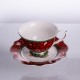 Чашка порцелянова Christmas з блюдцем