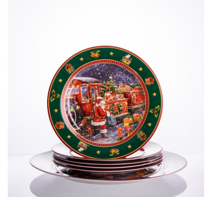 Набір тарілок Santa порцелянових 7 штук 26,5/19 см