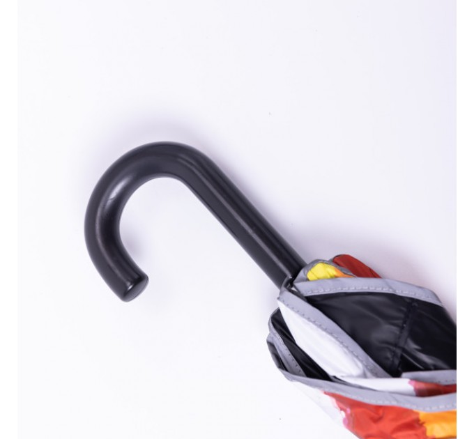 Детский зонт-трость механический 90 см, белый