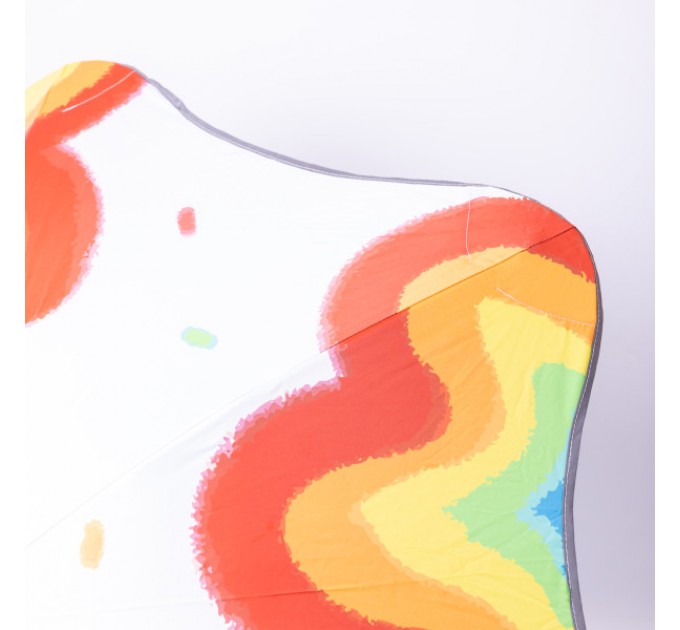 Детский зонт-трость механический 90 см, белый