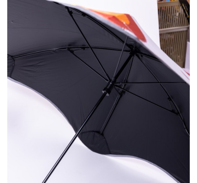 Детский зонт-трость механический 90 см, белый