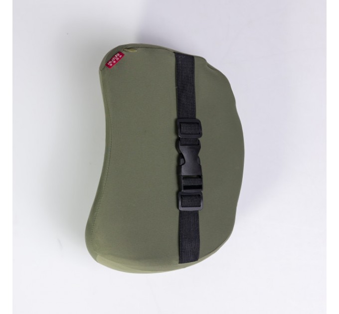 Подушка-підголовник Minimal для подорожей, оливковий