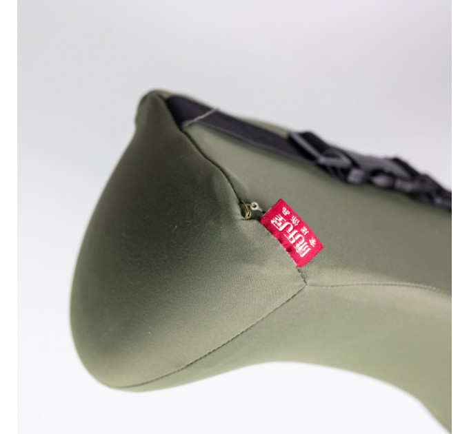 Подушка-підголовник Minimal для подорожей, оливковий