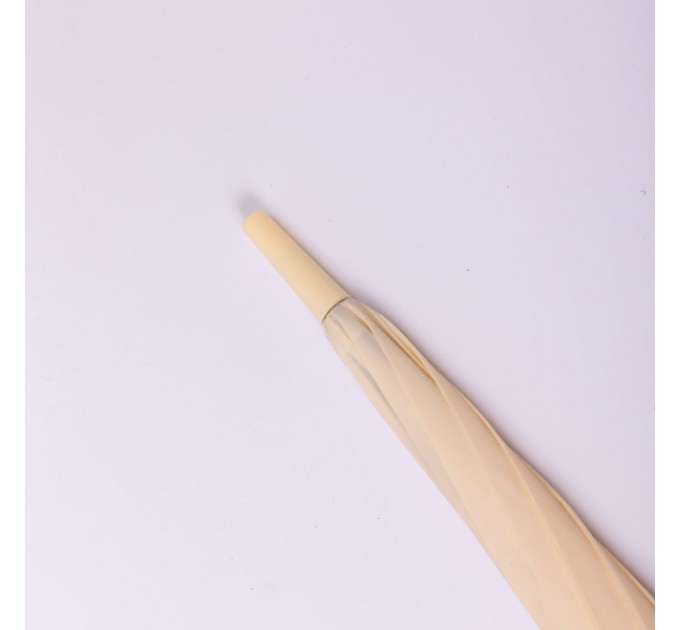 Дитяча парасоля-тростина напівавтомат складна 94 см, бежевий