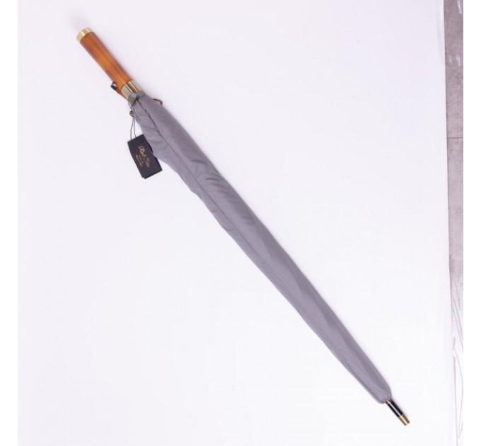 Парасоля-тростина складна напівавтомат 124 см, сірий