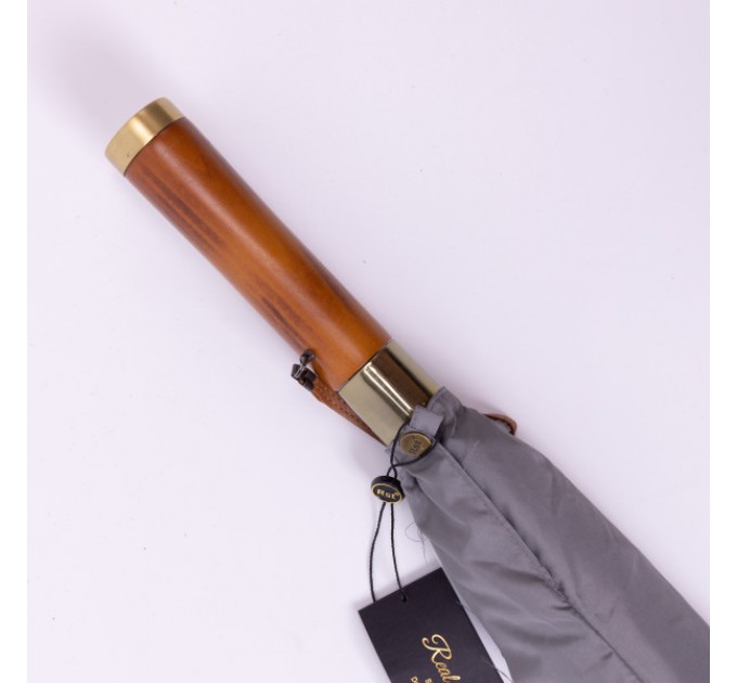 Парасоля-тростина складна напівавтомат 124 см, сірий