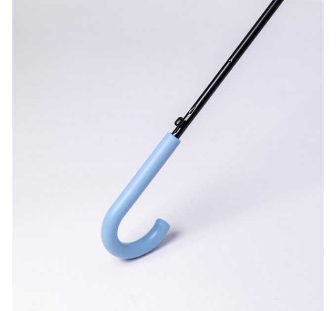 Дитяча парасоля-тростина напівавтомат складна 94 см, блакитний