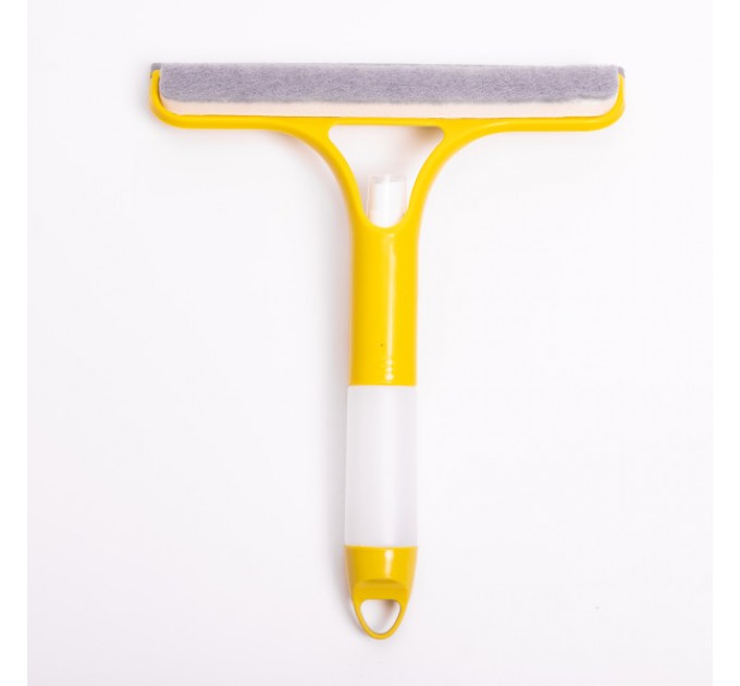 Щітка-скребок для миття вікон із розпилювачем, жовтий