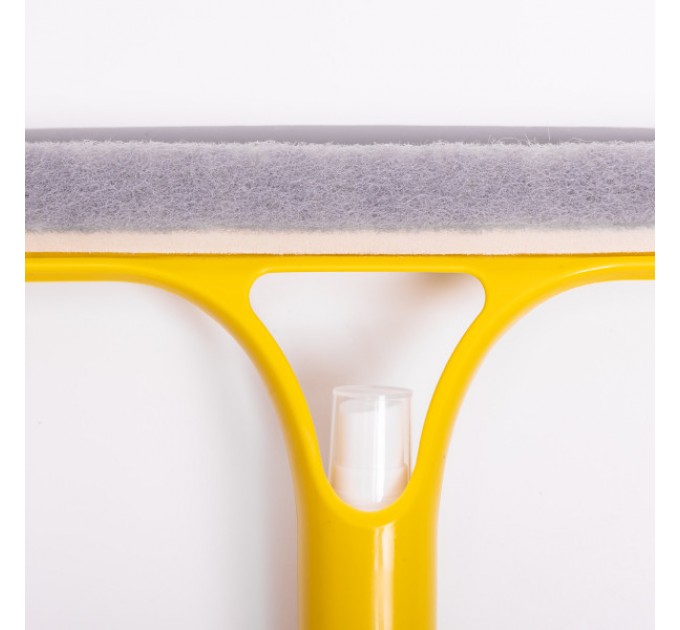 Щітка-скребок для миття вікон із розпилювачем, жовтий