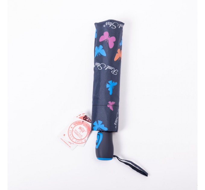 Парасоля напівавтомат складна 97 см, синій