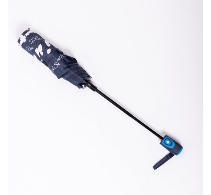 Парасоля напівавтомат складна 97 см, синій