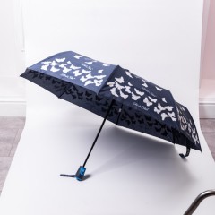 Парасоля напівавтомат складна 97 см, синій