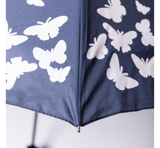 Парасоля напівавтомат складна 97 см, синій