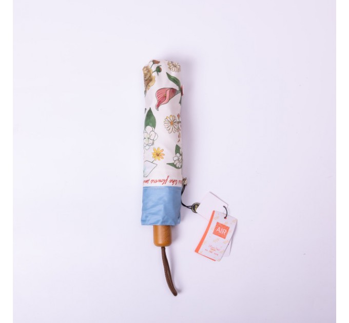 Зонтик механический складной 99 см, синий