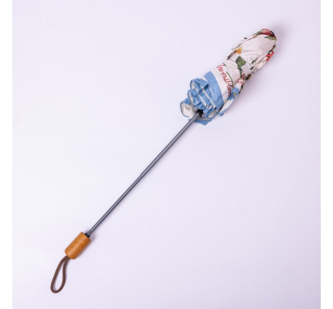 Зонтик механический складной 99 см, синий