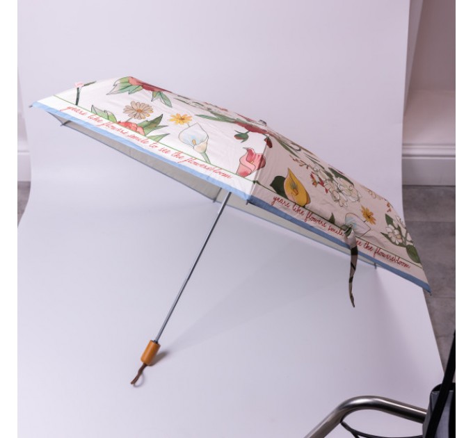 Зонтик механический складной 99 см, синий Зонтик механический складной 99 см, синий