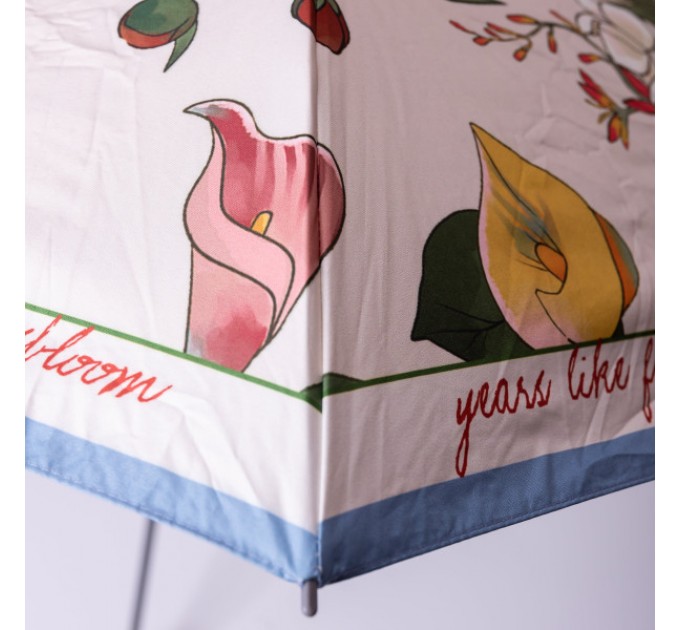 Зонтик механический складной 99 см, синий