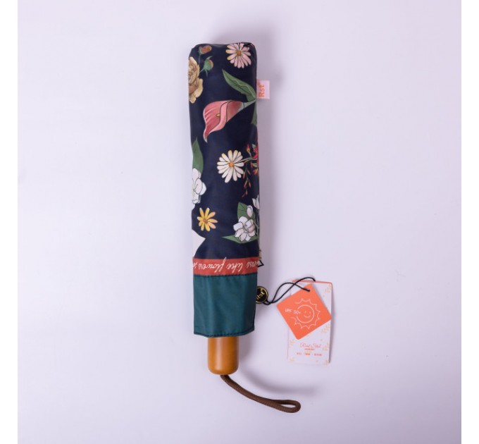 Парасоля механічна складна 99 см, чорний