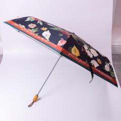 Парасоля механічна складна 99 см, чорний