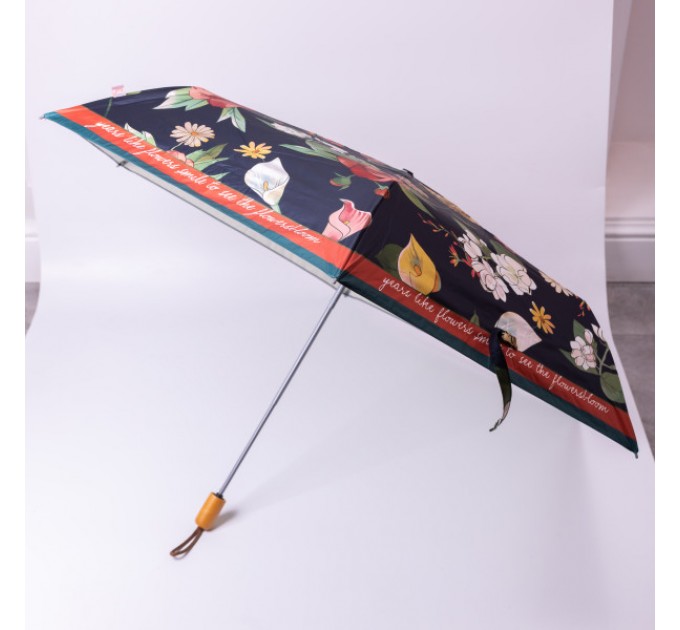 Парасоля механічна складна 99 см, чорний