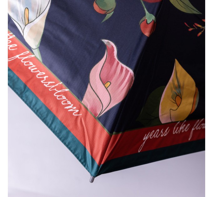 Парасоля механічна складна 99 см, чорний