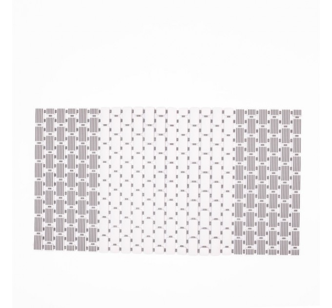 Килимок для душового піддону на присосках 73*40 см, білий