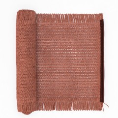 Доріжка раннер для сервірування столу Fringe 120*30 см, запорошена троянда