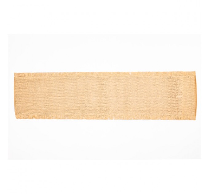 Дорожка раннер для сервировки стола Fringe 120*30 см, бежевый