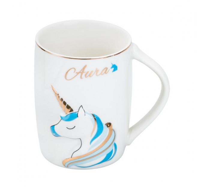 Чашка керамічна Aura 400 мл, блакитний Чашка керамічна Aura 400 мл, блакитний