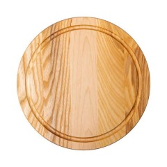 Дошка для подачі кругла 25 см, ясен
