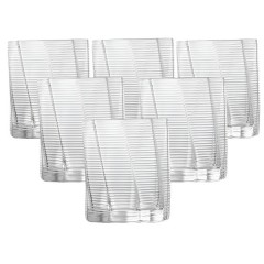 Набір склянок 3-D print 6 штук по 300 мл, прозорий