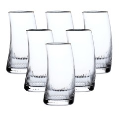 Набір склянок Sail високих 6 штук по 600 мл, прозорий
