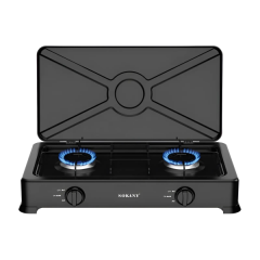 Настільна газова плита двоконфорочна SOKANY SK-07004 для балонного газу
