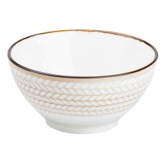 Піала керамічна 10 см у стилі ретро, білий Піала керамічна 10 см у стилі ретро, білий