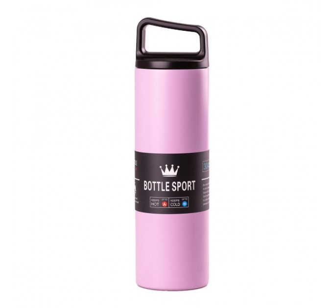 Термос Bottle Sport 500 мл с ручкой, фиолетовый