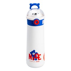 Термос дитячий Nice to meet you 500 мл із трубочкою, синій