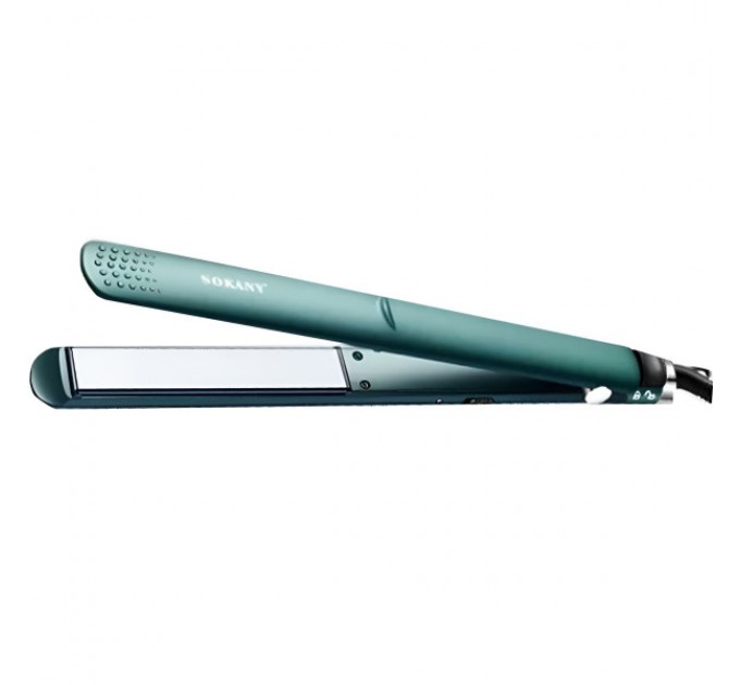 Утюжок для волосся Sokany SK-1903 з керамічними пластинами, зелений Утюжок для волосся Sokany SK-1903 з керамічними пластинами, зелений