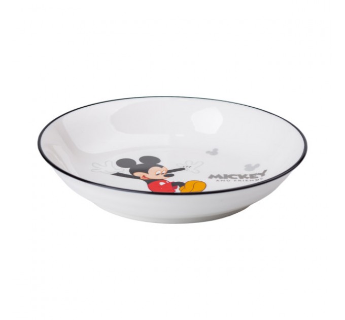 Дитяча тарілка Mickey порцелянова 350 мл, білий