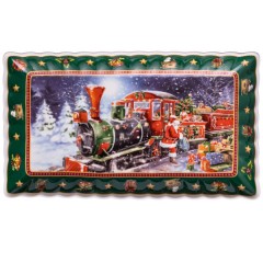 Блюдо сервірувальне Santa порцелянове 30,5*17,5*2,5 см