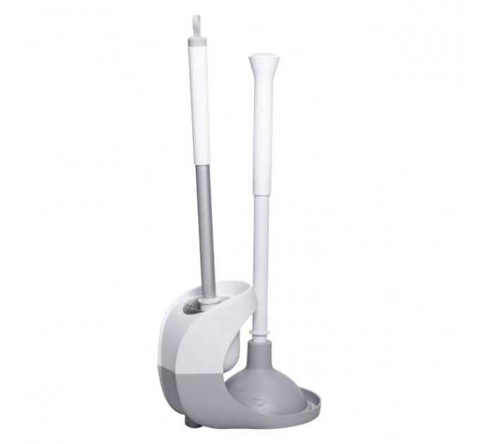 Йоржик для унітазу з підставкою та вантузом